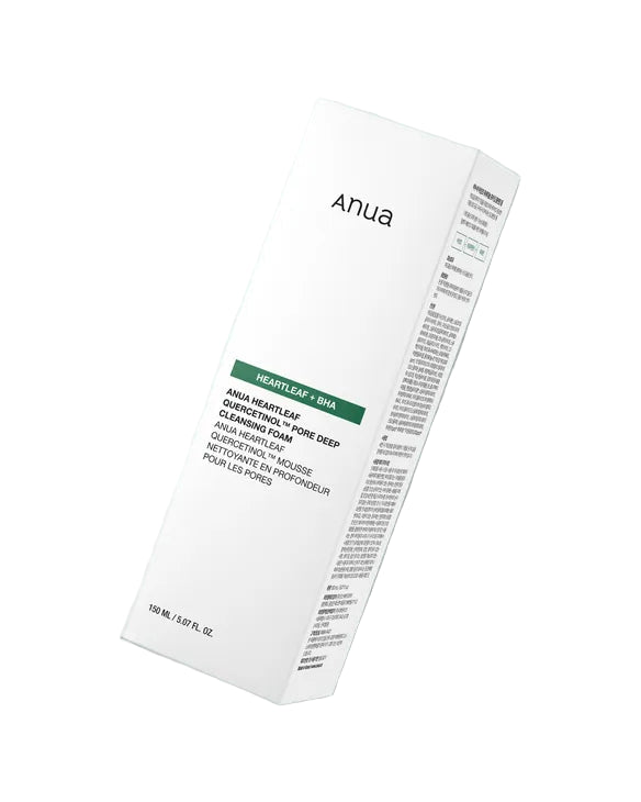 Anua Heartleaf + BHA Quercetinol Pore Deep Cleansing Foam (150ML)