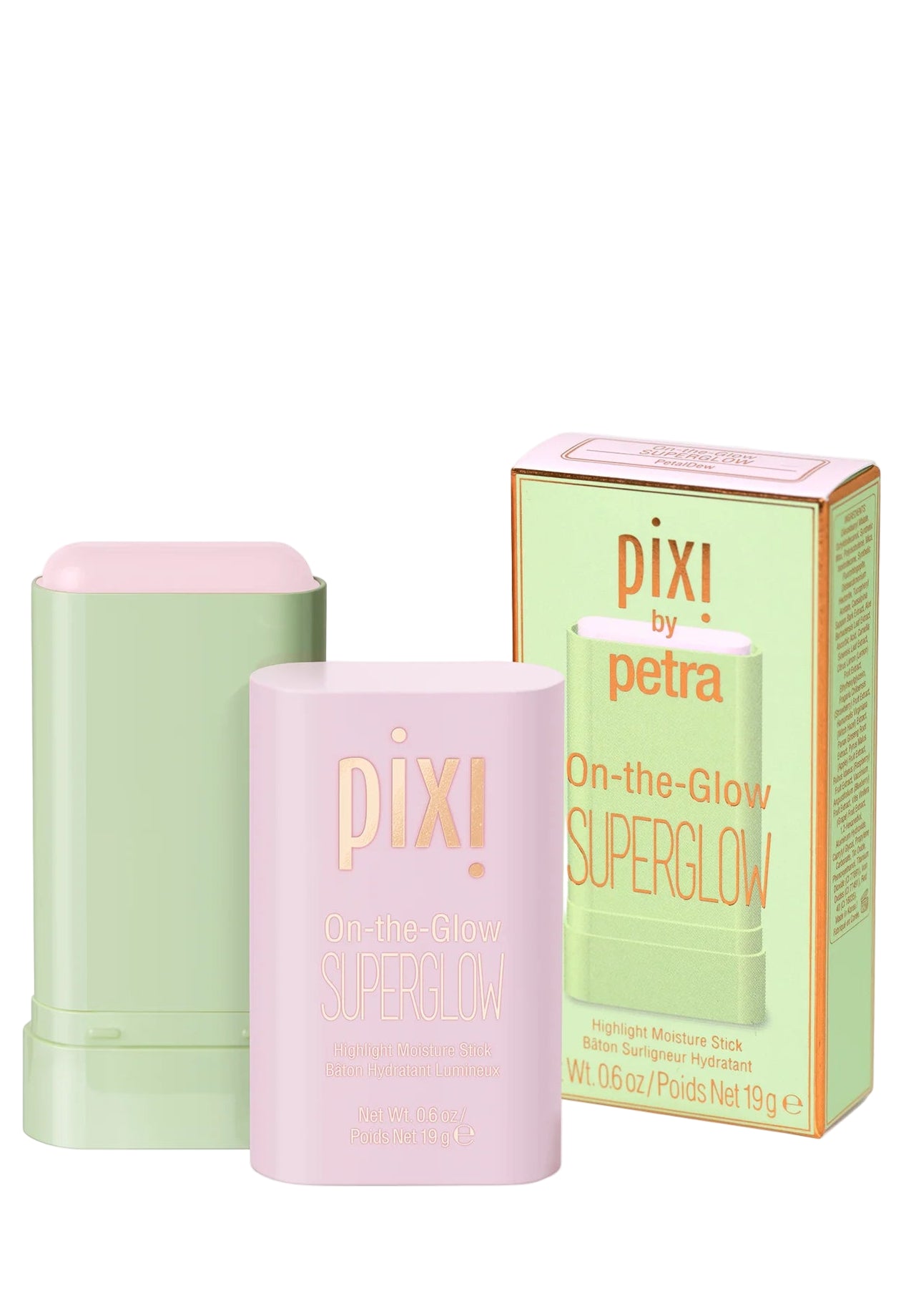 Pixi On-the-Glow Superglow PetalDew Highlight Moisture Stick (19gr)