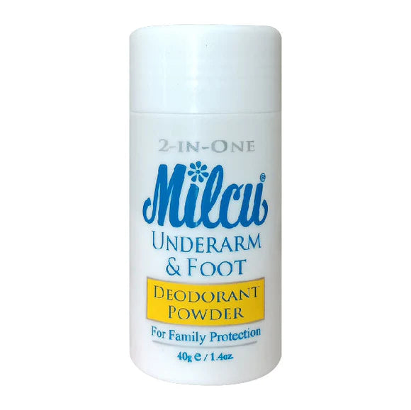 2-In-One Milcu Underarm & Foot Deodorant Power (80gr)