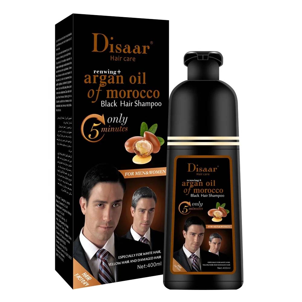Disaar Argan Oil Of Morocco Black Hair Shampoo (400ML)