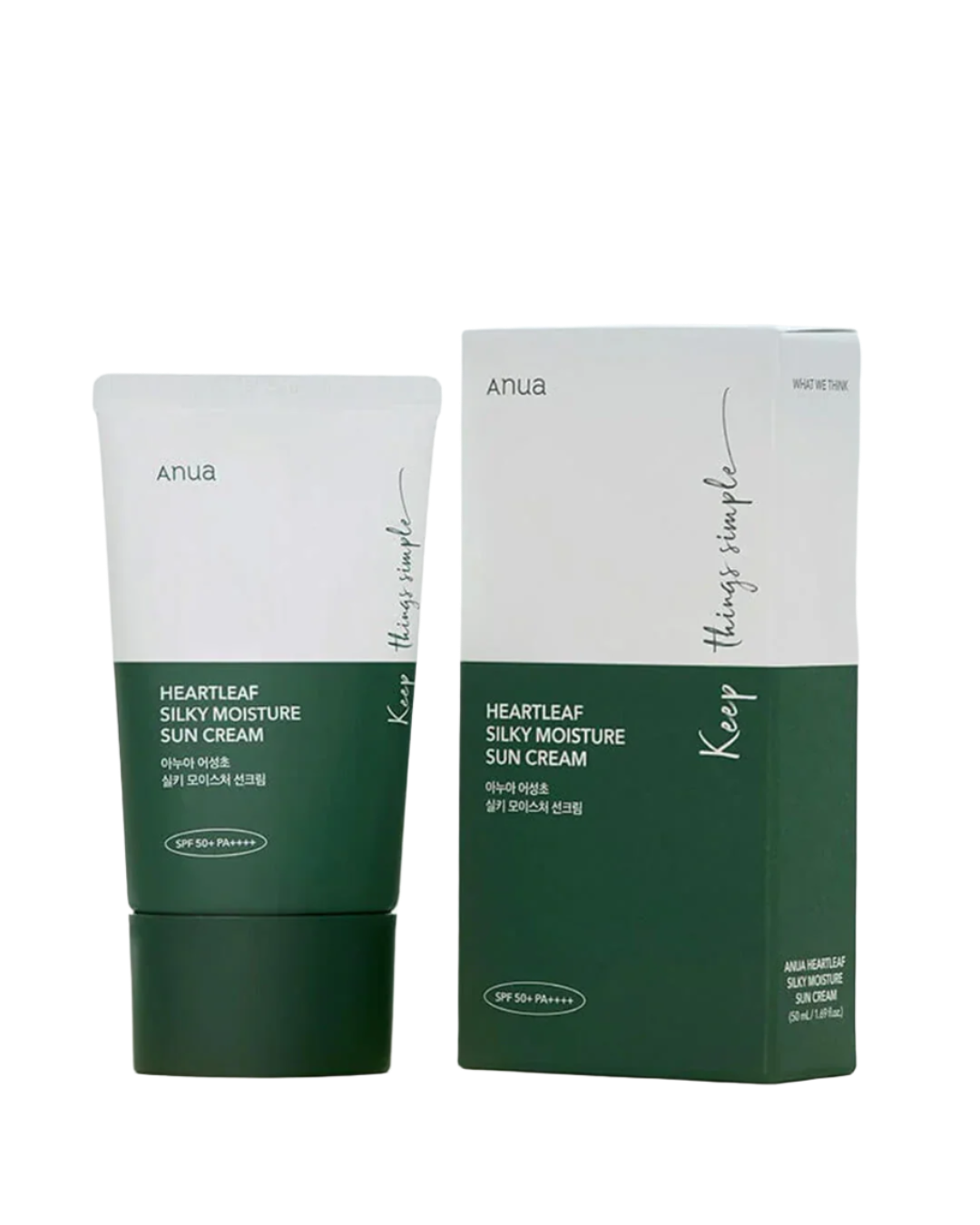 Anua Heartleaf Silky Moisture Sun Cream SPF50+ PA++++ (50ML)