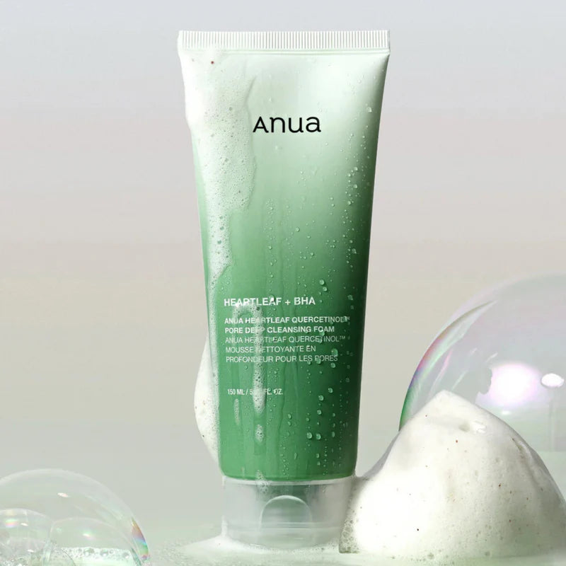 Anua Heartleaf + BHA Quercetinol Pore Deep Cleansing Foam (150ML)