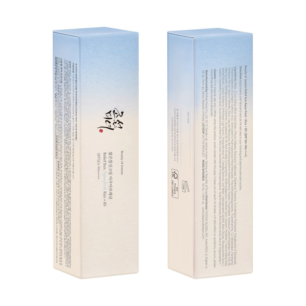 Beauty Of Joseon Relief Sun Aqua-Fresh Rice + SPF50+ PA++++ (50ML)
