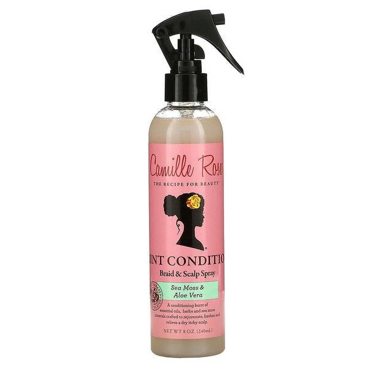 Camille Rose  Mint Condition Braid & Scalp Spray Sea Moss & Aloe Vera (240ML)