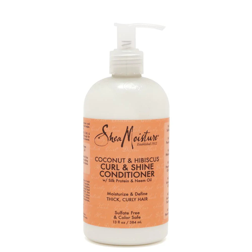 Shea Moisture Coconut & Hibiscus Curl & Shine Conditioner (384ML)