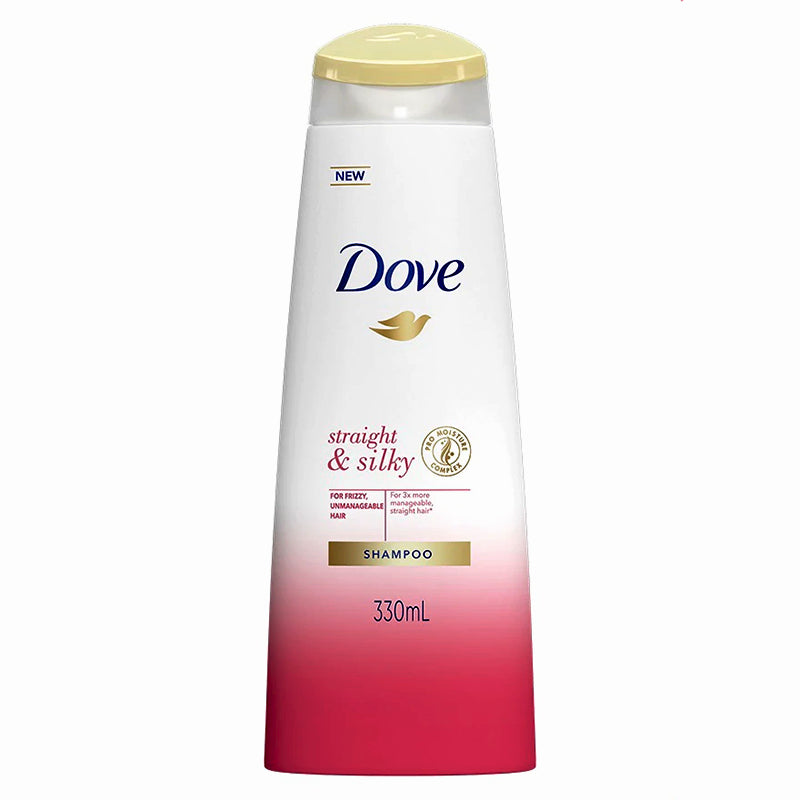 Dove Straight & Silky Shampoo (330ML)