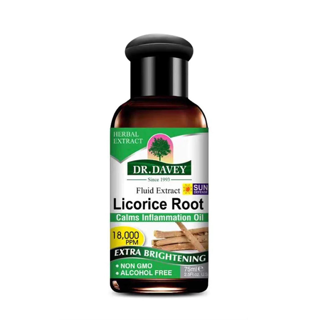 Dr.Davey Fluid Extract Licorice Root Calms Inflammation Oil 18,000 PPM (75ML)