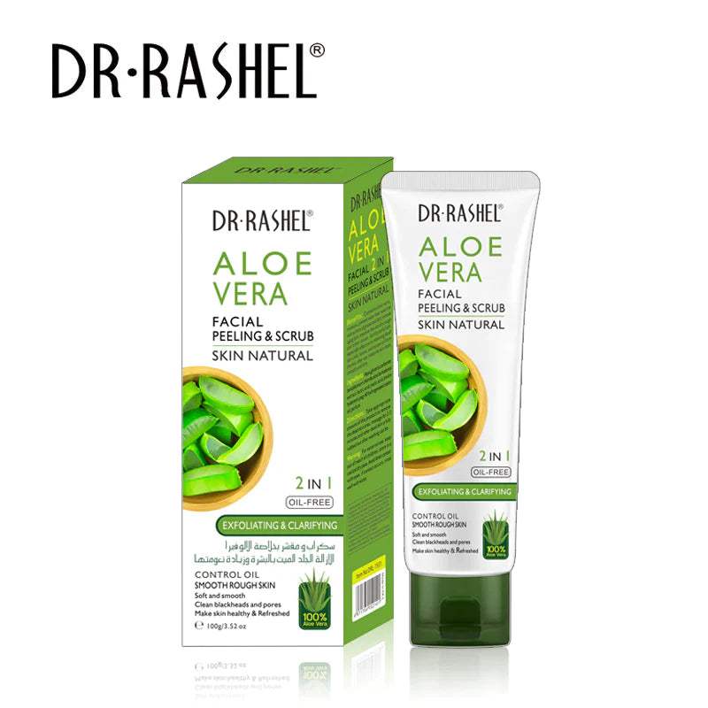 Dr.Rashel Aloe Vera Facial Peeling & Scrub 2-IN-1 (100gr)