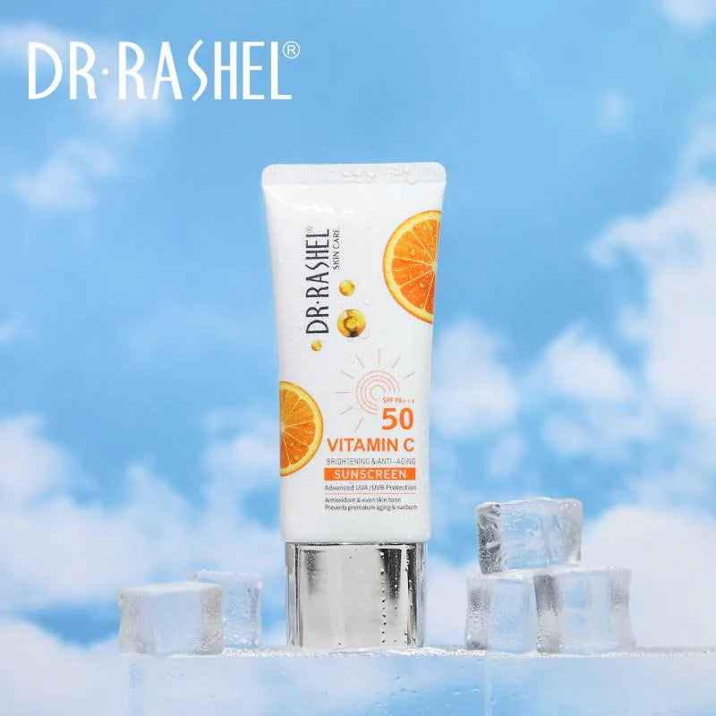 Dr.Rashel Vitamin C Brightening & Anti-Aging SPF 50 Sunscreen (50gr)