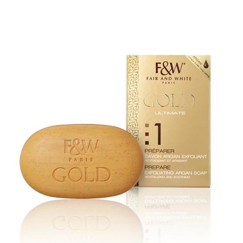 Fair & White Paris Gold Ultimate 1 Prepare Satin Exfoliating Soap (200gr)