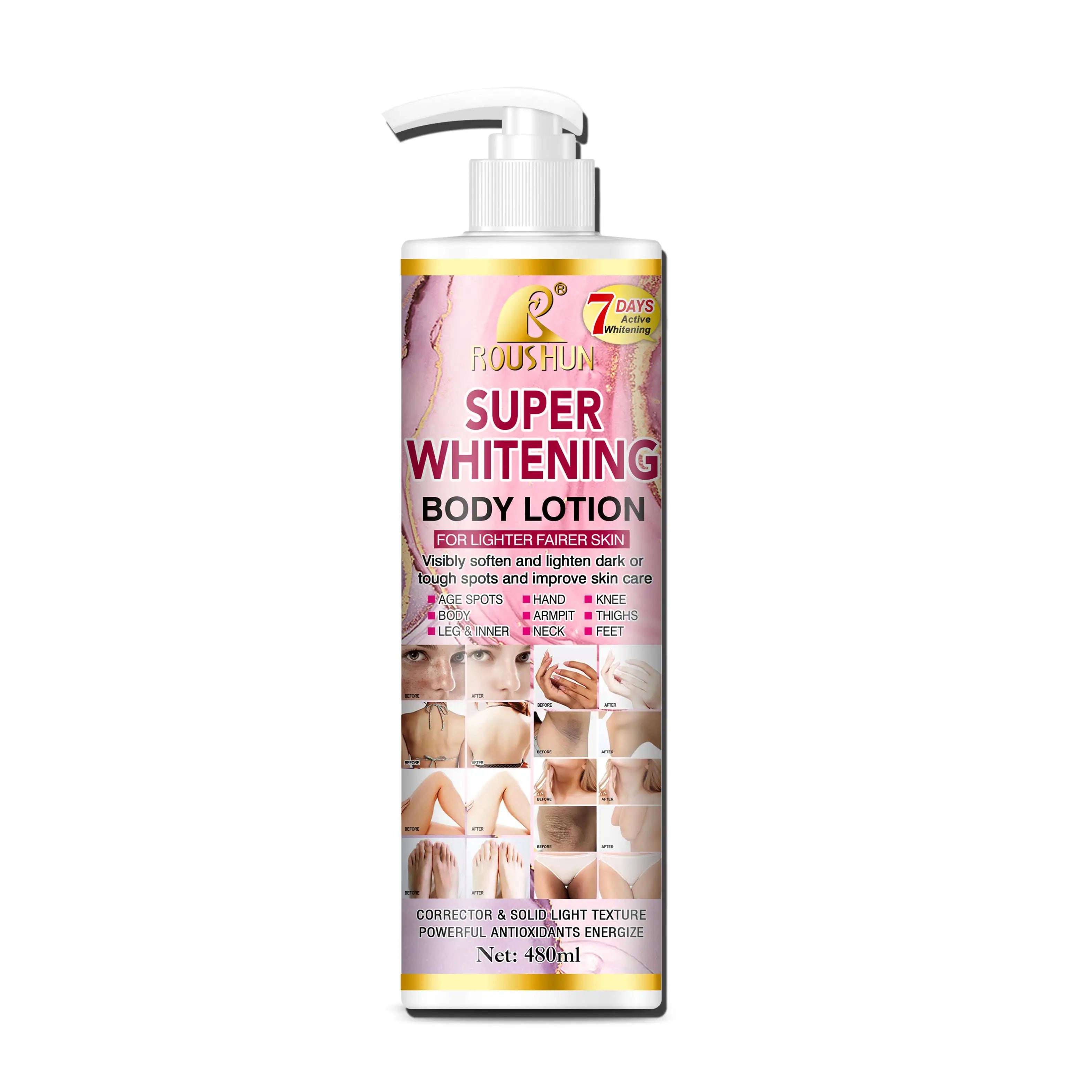 Roushun Super Whitening Body Lotion (480ML)