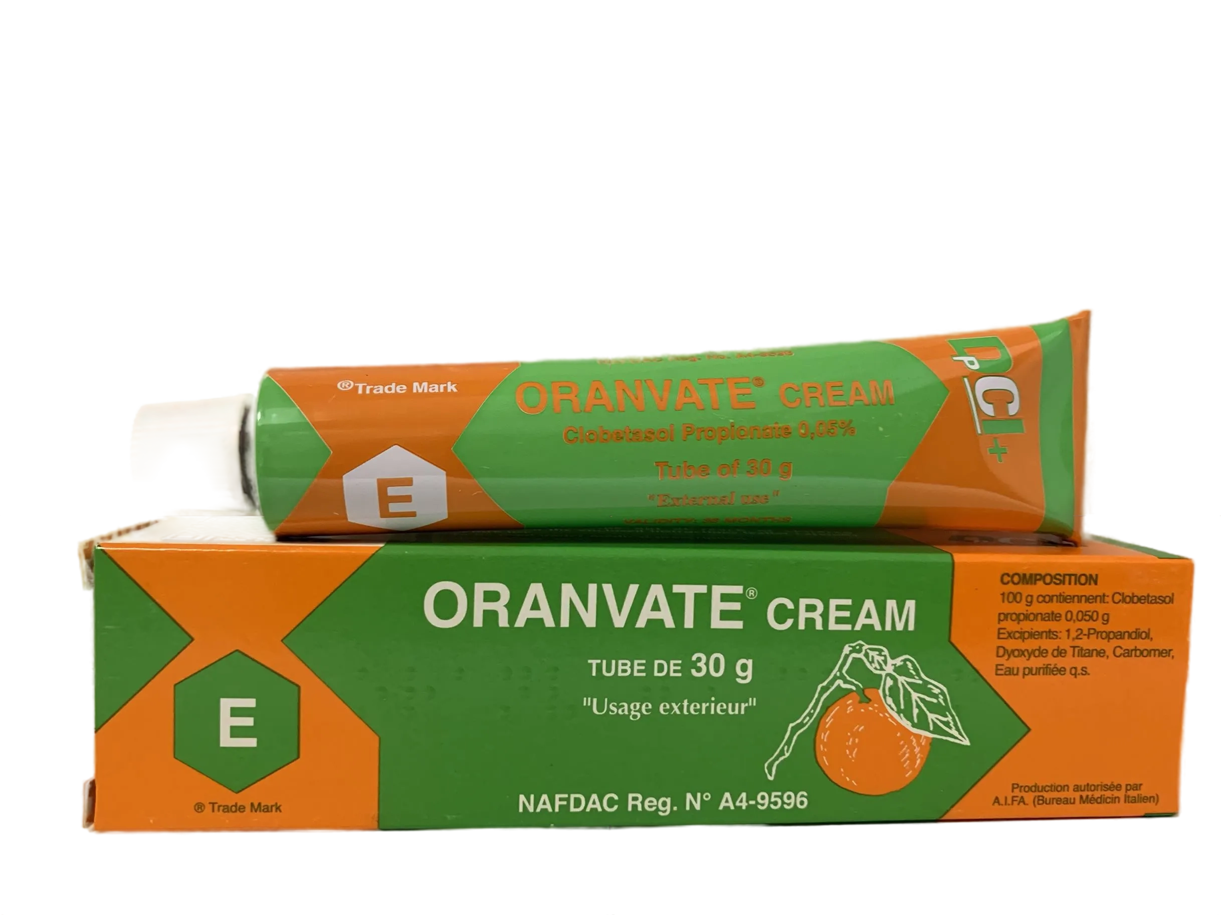 Oranvate Cream Tube Cream Clobetasol Propionate 0,05%  (30gr)