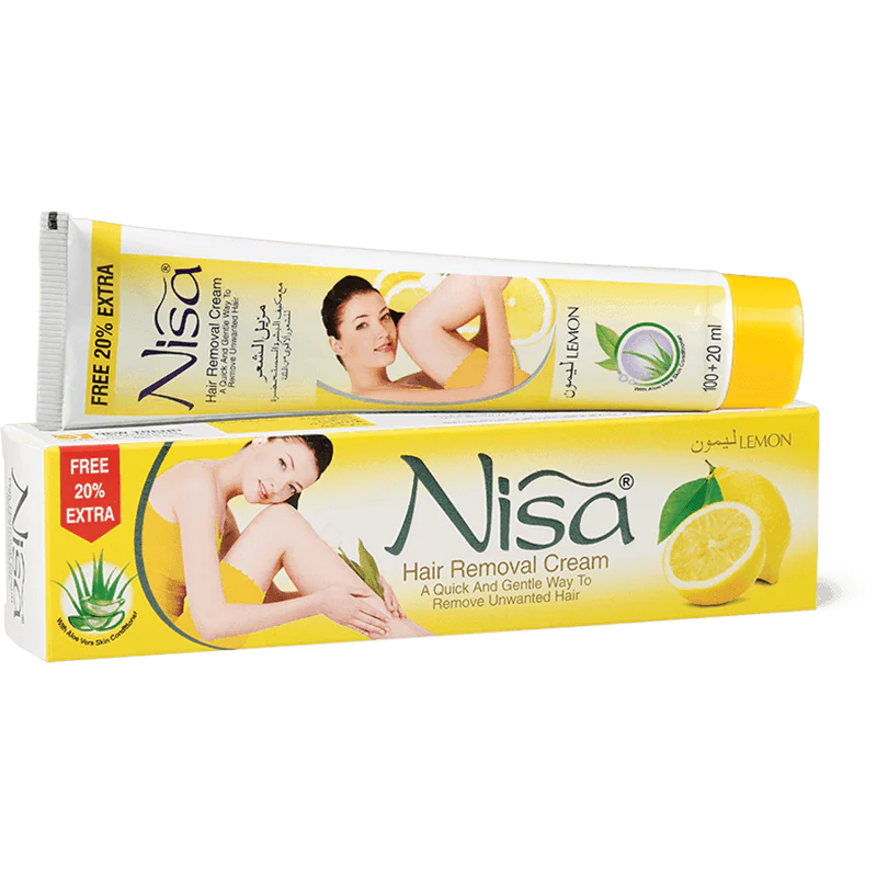 Nisa Hair Removal Cream Lemon (120ML)