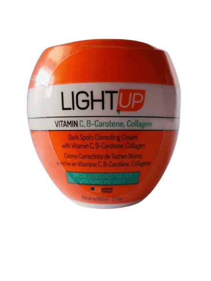 Light Up Vitamin C,B-Cartone, Collagen Dark Spot Corrector Cream (50ML)