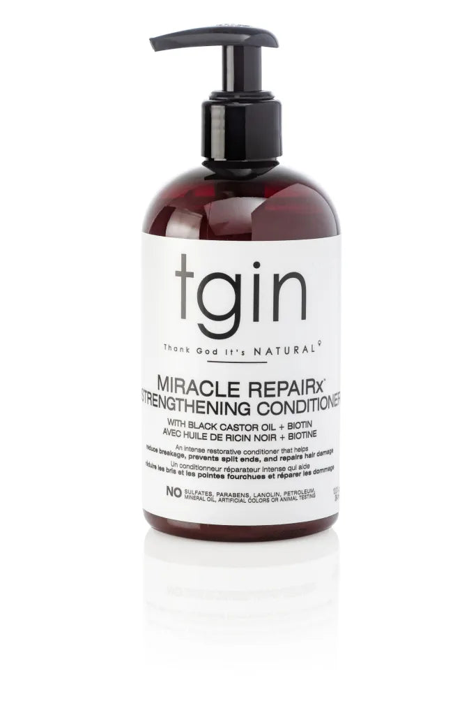 tgin Miracle Repairx Strengthening Conditioner With Black Castor Oil + Biotin (384gr)