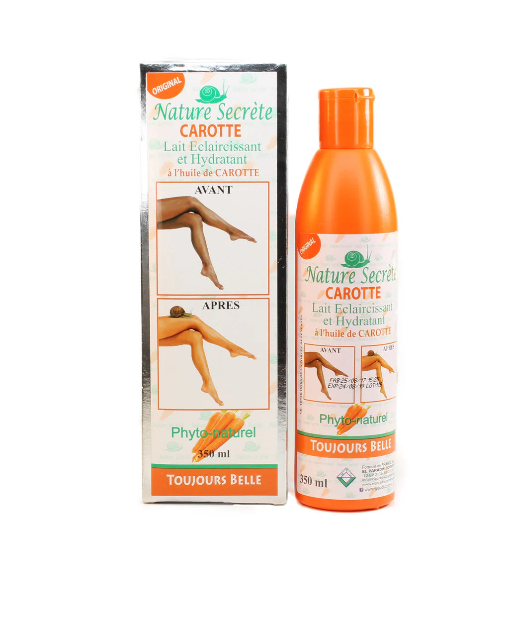 Nature Secrete Carotte Moisturizing Lightening Body Lotion (350ML)