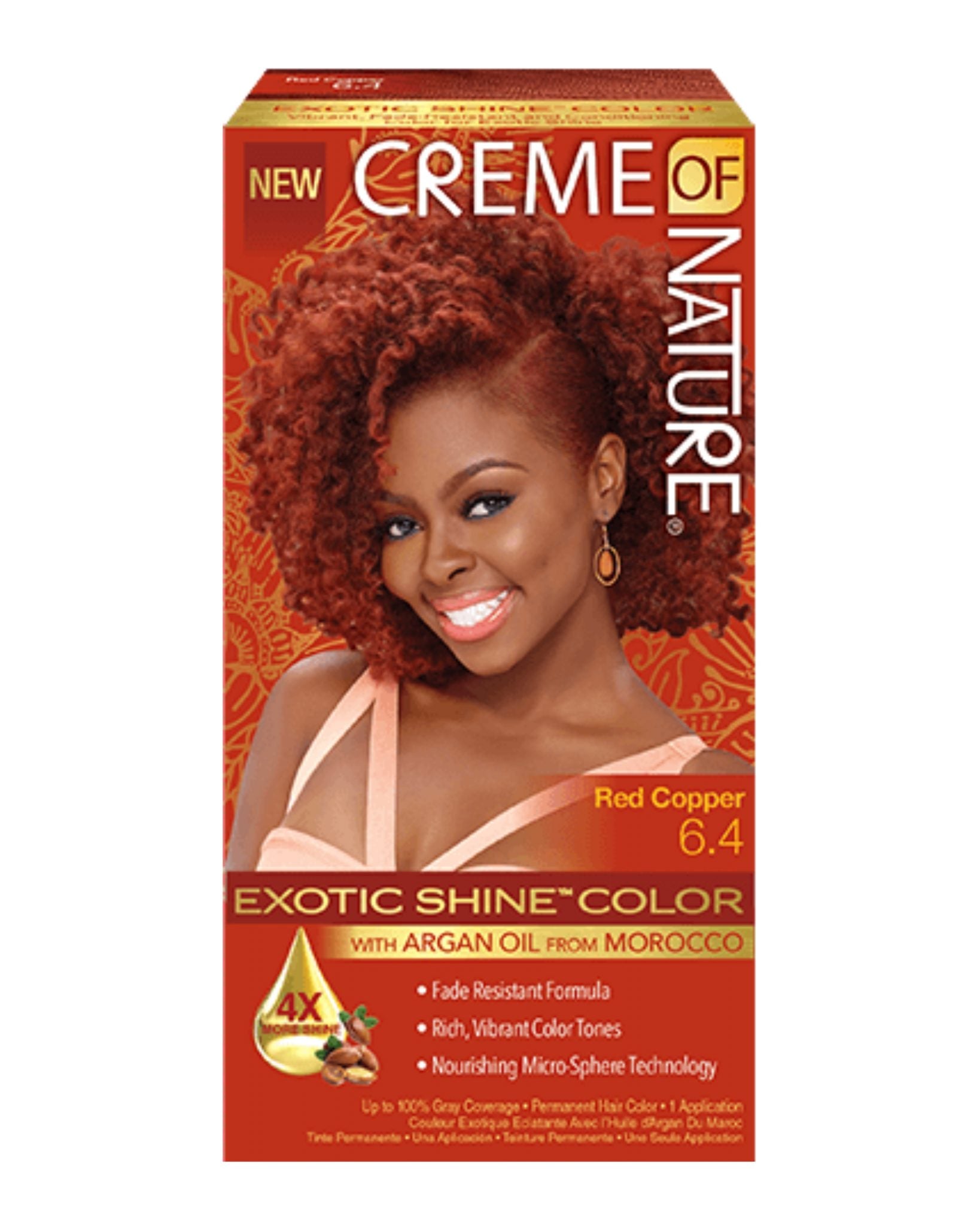 Creme of Nature Red Copper 6.4 Exotic Shine Hair Color