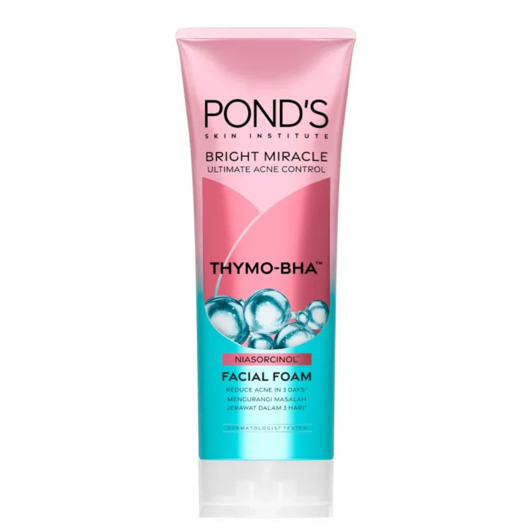 Pond Bright Miracle Ultimate Acne Control Thymo-BHA Facial Foam (100gr)