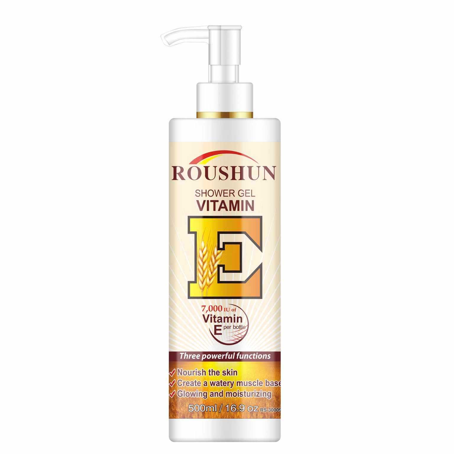 Roushun Shower Gel Vitamin E (500ML)