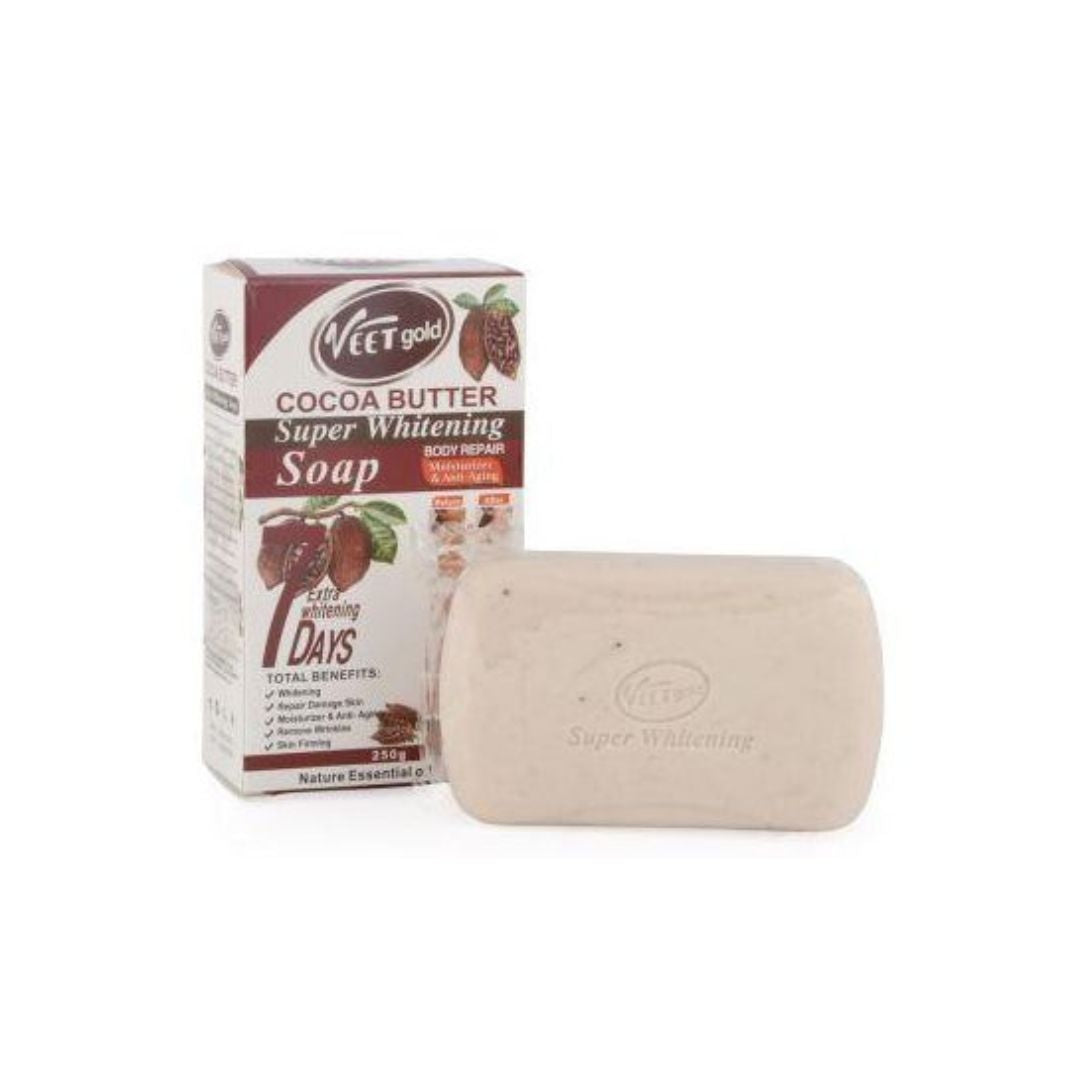 Veet Gold Super Whitening Cocoa Butter Soap (250gr)