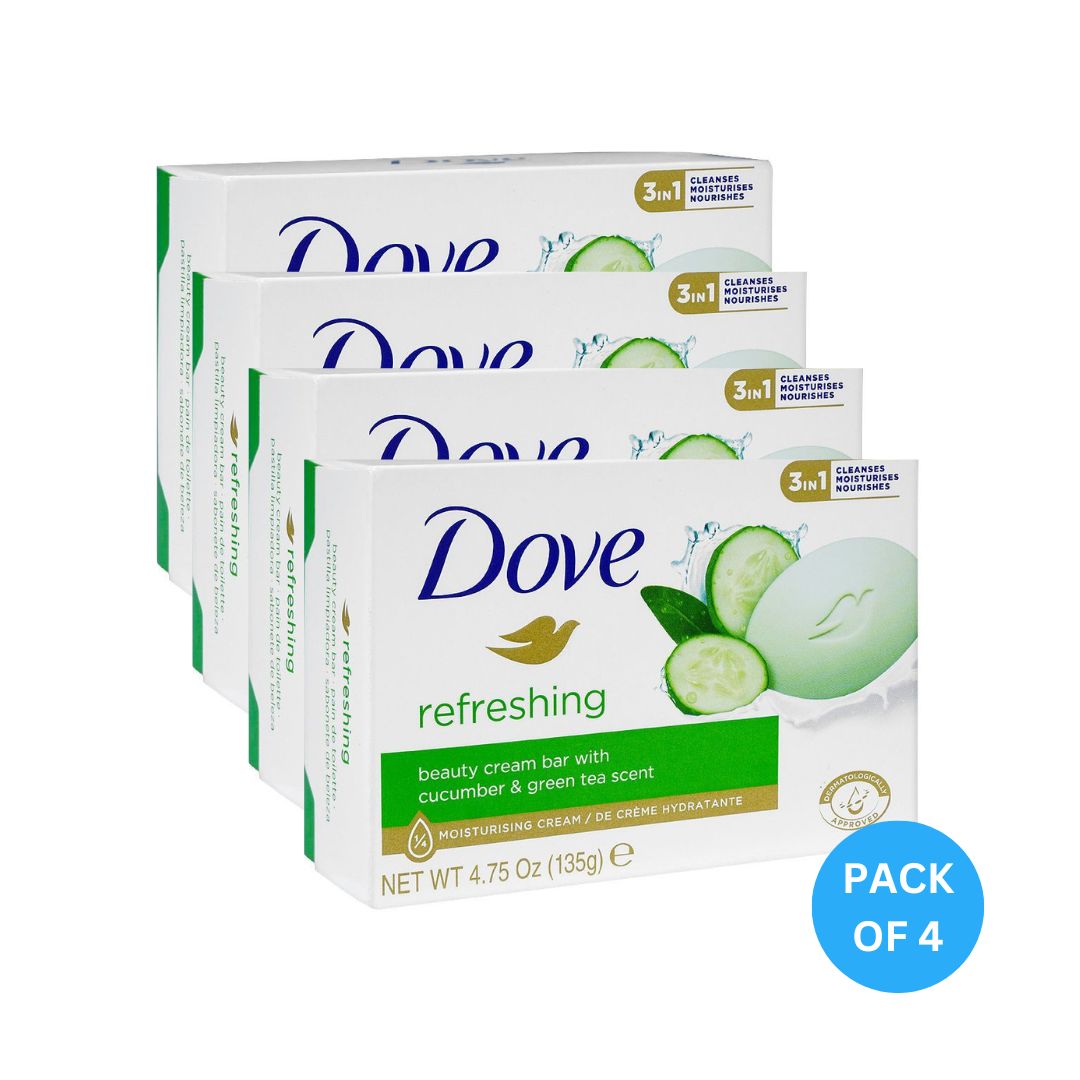 Dove Refreshing Soap 135gr 4pcs (Bundle Set)