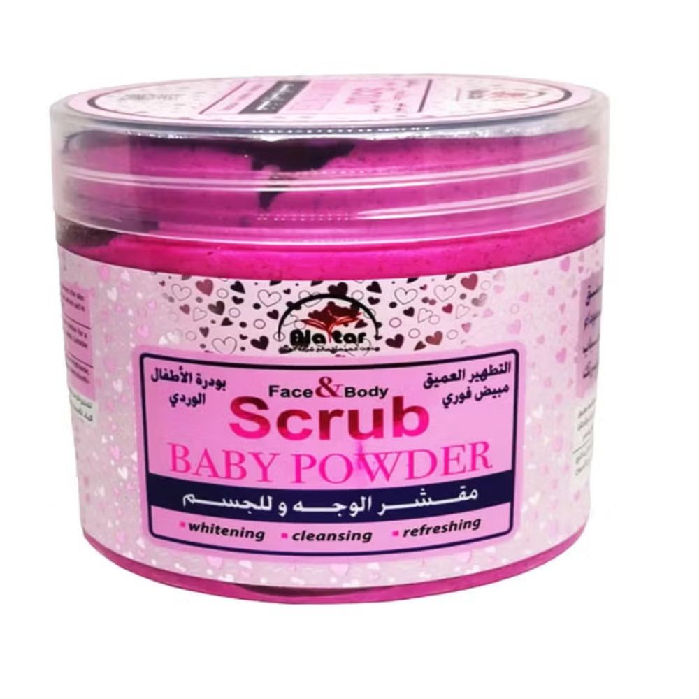 Alatar Face & Body Scrub Baby Powder (521ML)
