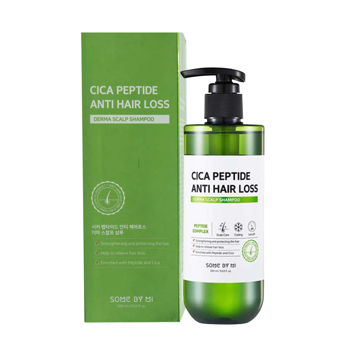 Cica Peptide Anti Hair Loss Derma Scalp Shampoo (285ML)