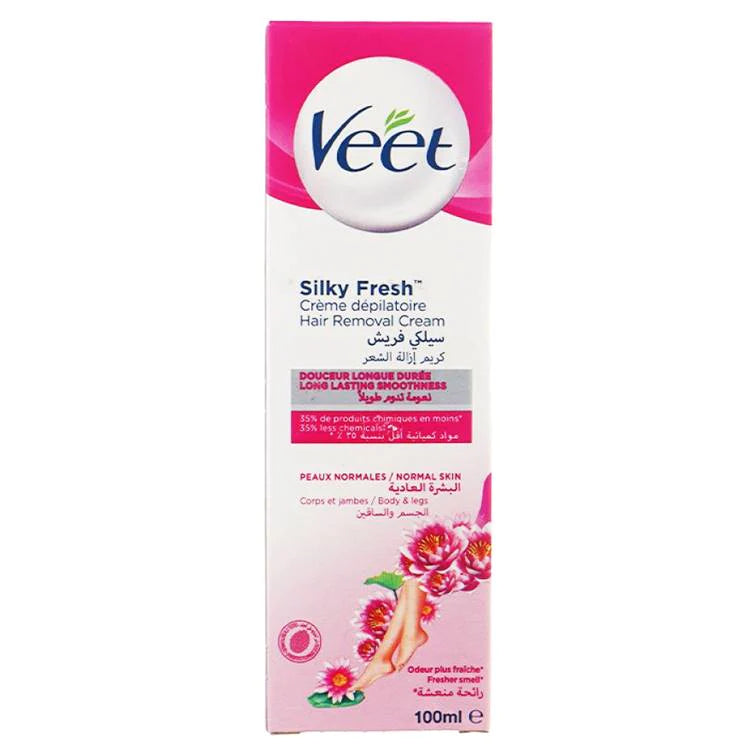 Veet Silky Fresh Hair Removal Cream Normal Skin (100ML)