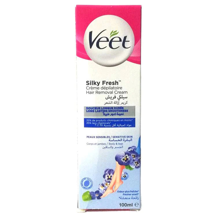 Veet Silky Fresh Hair Removal Cream Sensitive Skin (100ML)