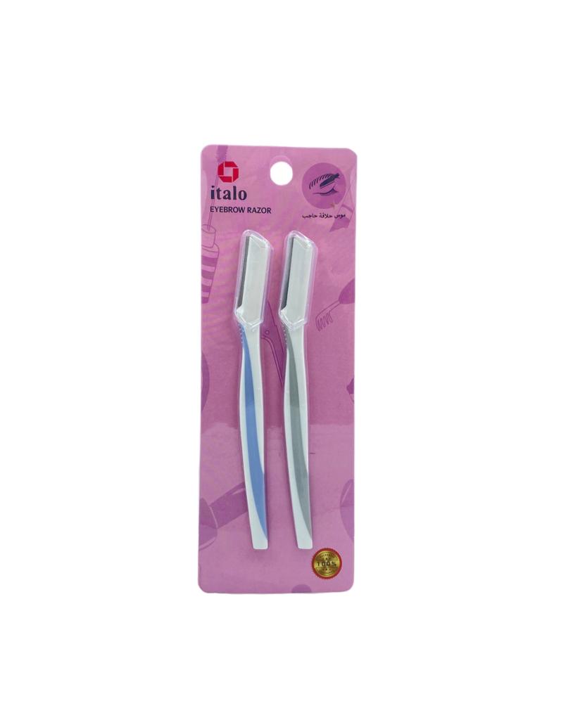 Italo Eyebrow Razor 2pc