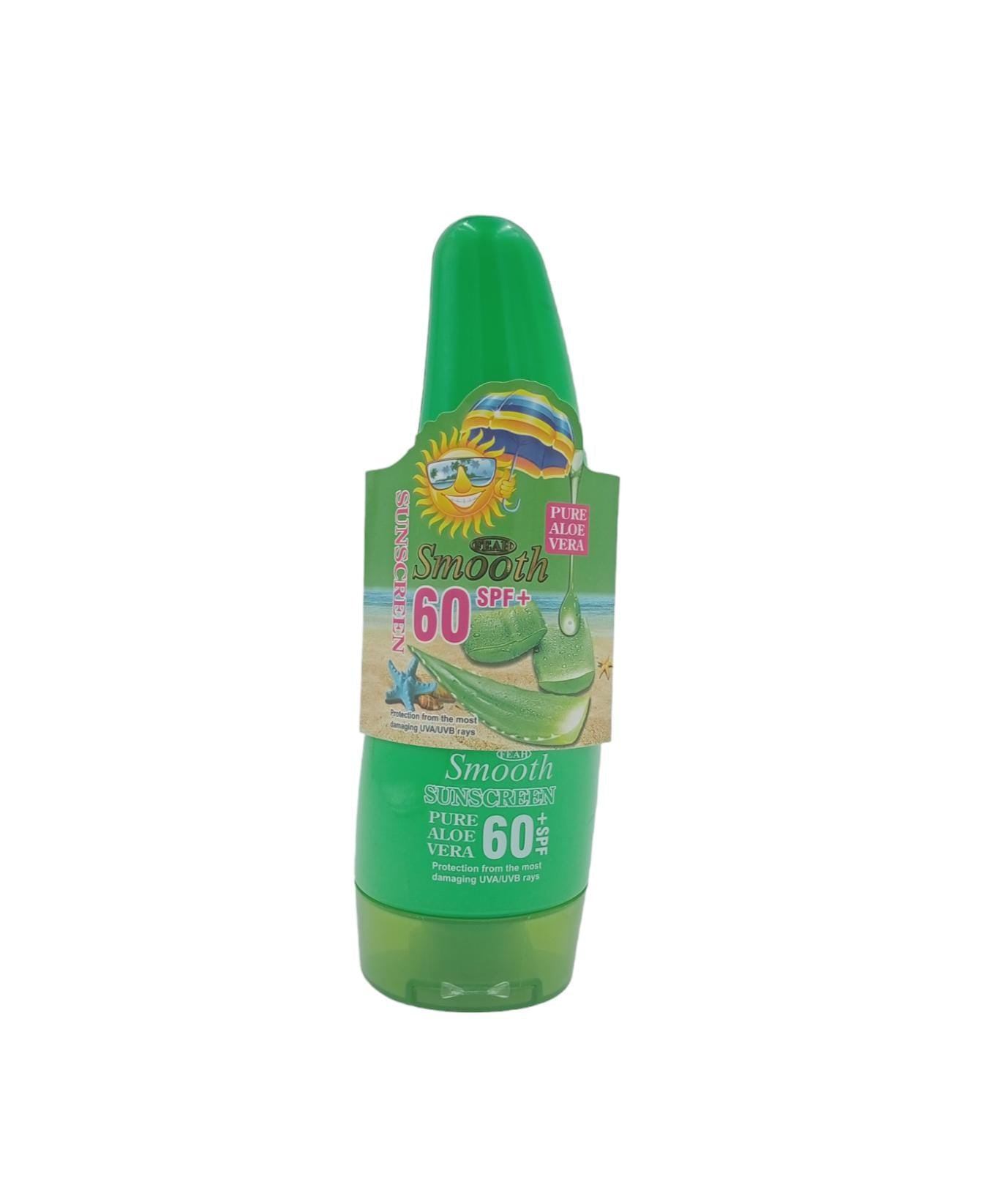 Smooth Sunscreen 60 +SPF Pure Aloe Vera (300ML)