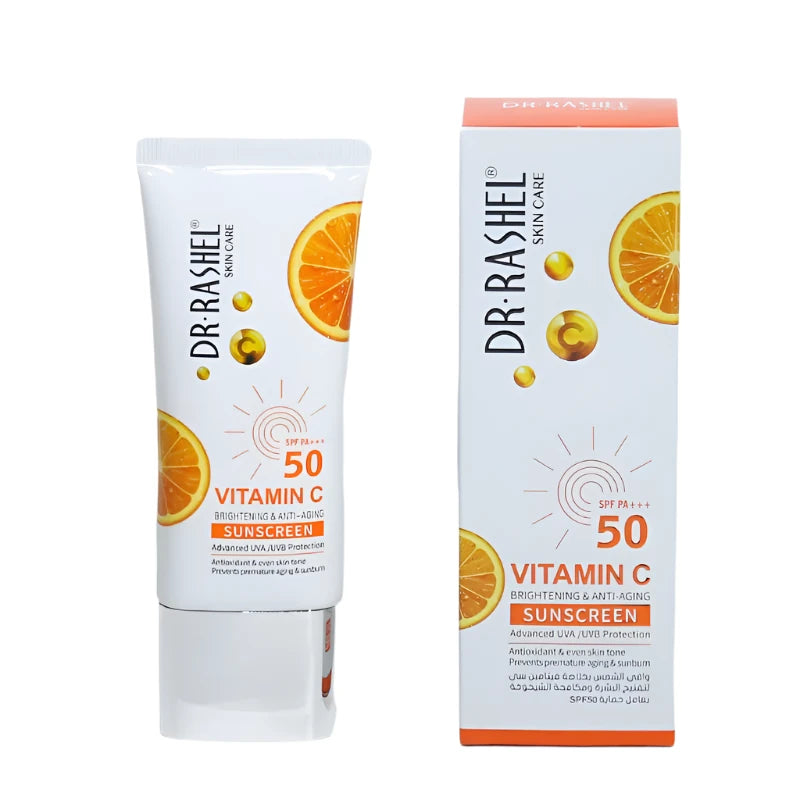 Dr.Rashel Vitamin C Brightening & Anti-Aging SPF 50 Sunscreen (50gr)