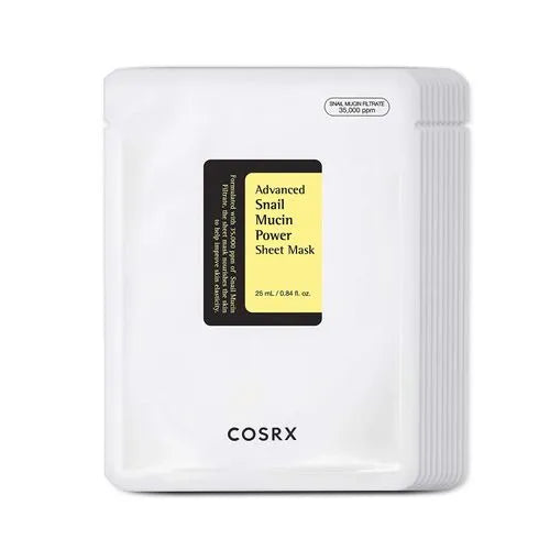 Cosrx Advanced Snail Mucin Power Sheet Mask (10pcs Sheets) (25ML)