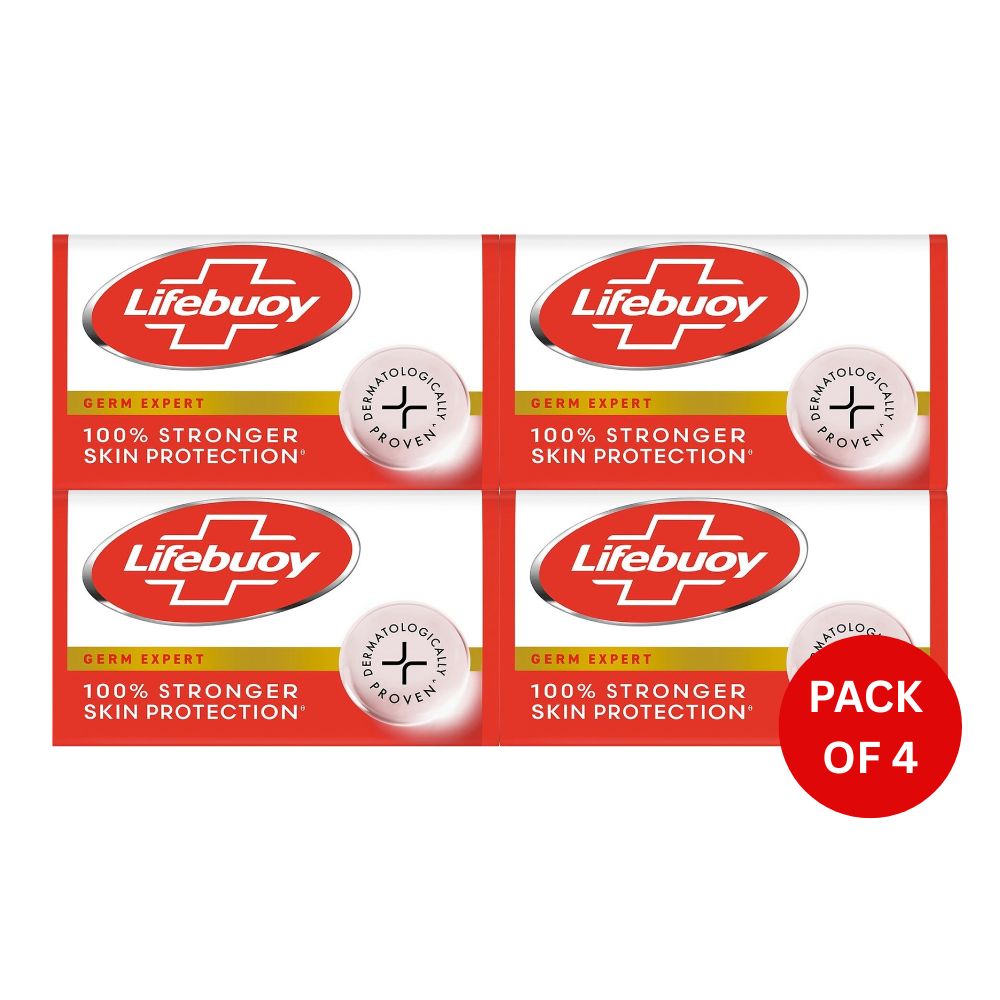 Lifebuoy Soap 100% Stronger Skin Protection 4pcs BUNDLE SET (125gr)