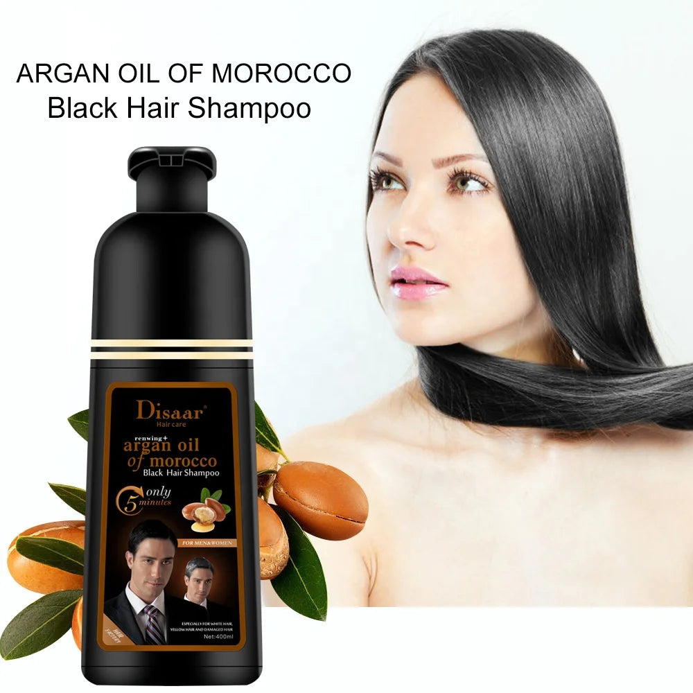 Disaar Argan Oil Of Morocco Black Hair Shampoo (400ML)