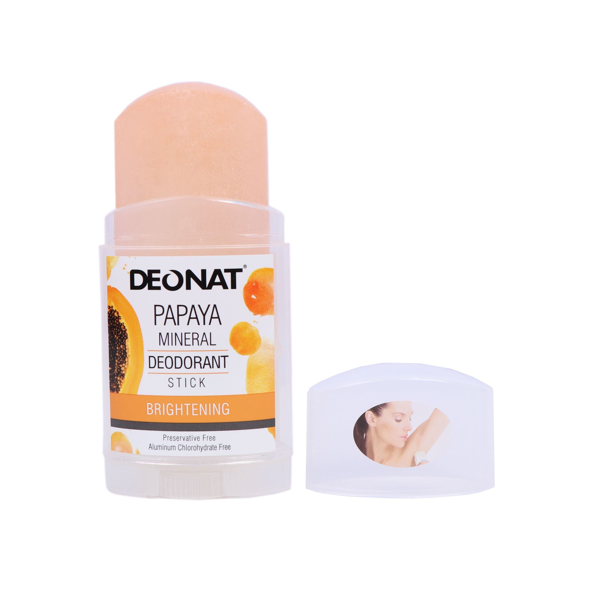 Deonat Papaya Brightening Deodorant Stick (65ML)