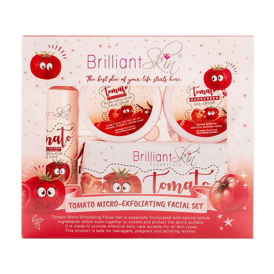 Brilliant Essential Tomato Micro-Exfoliating Facial Set