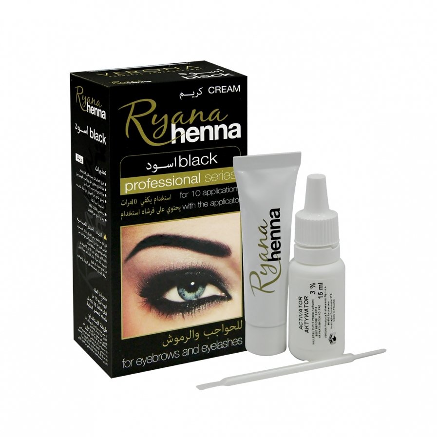 Ryana Henna Black Professional Series for Eyebrow (15ML)