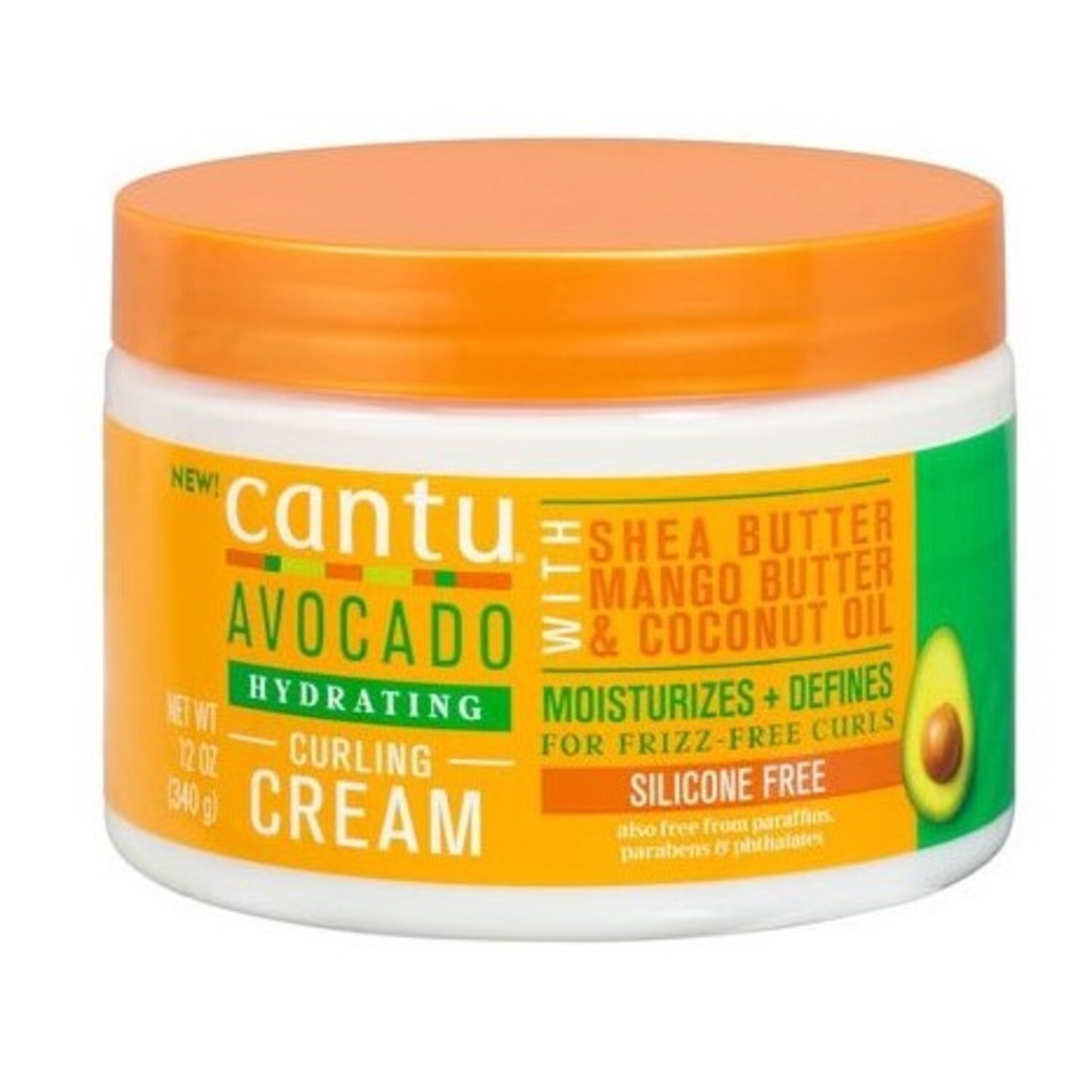 Cantu Avocado Shea Butter Mango Butter & Coconut Oil Curling Cream (340gr)
