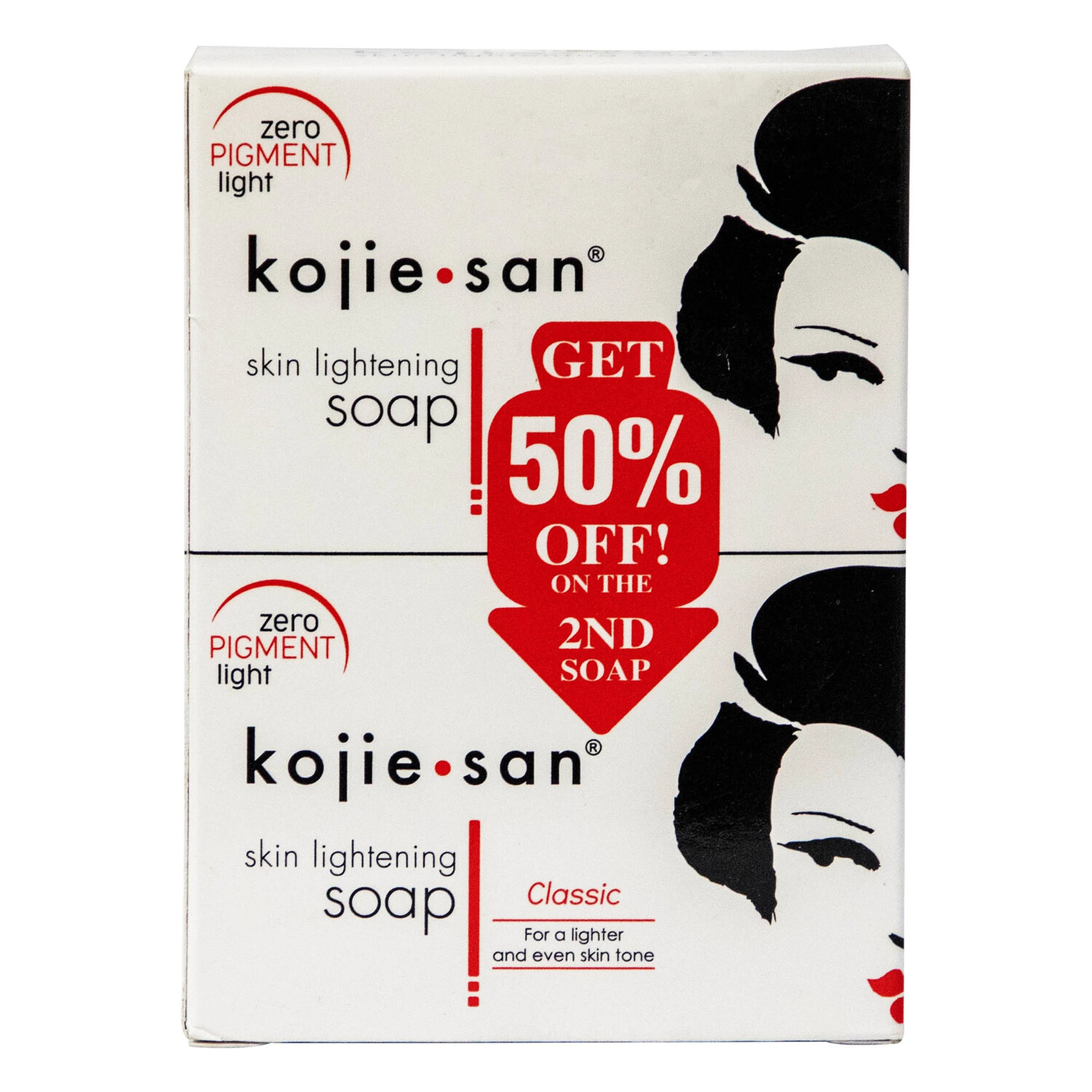 Kojie San Skin Lightening Soap Pack (2x 135gr)