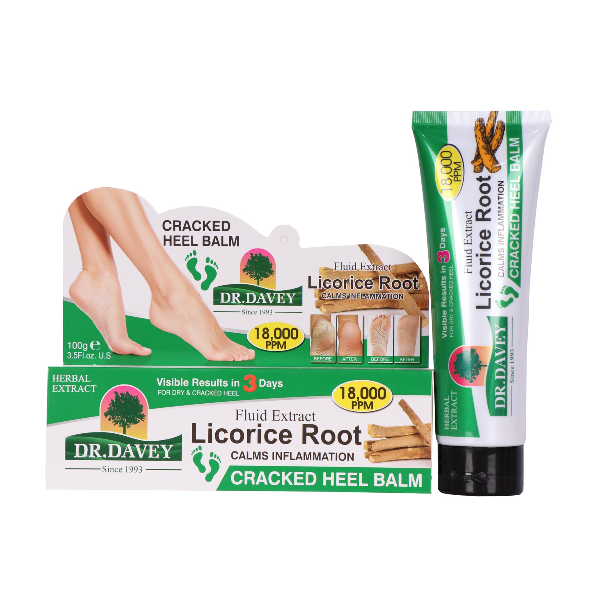 Dr.Davey Licorice Root Cracked Heel Balm (100gr)