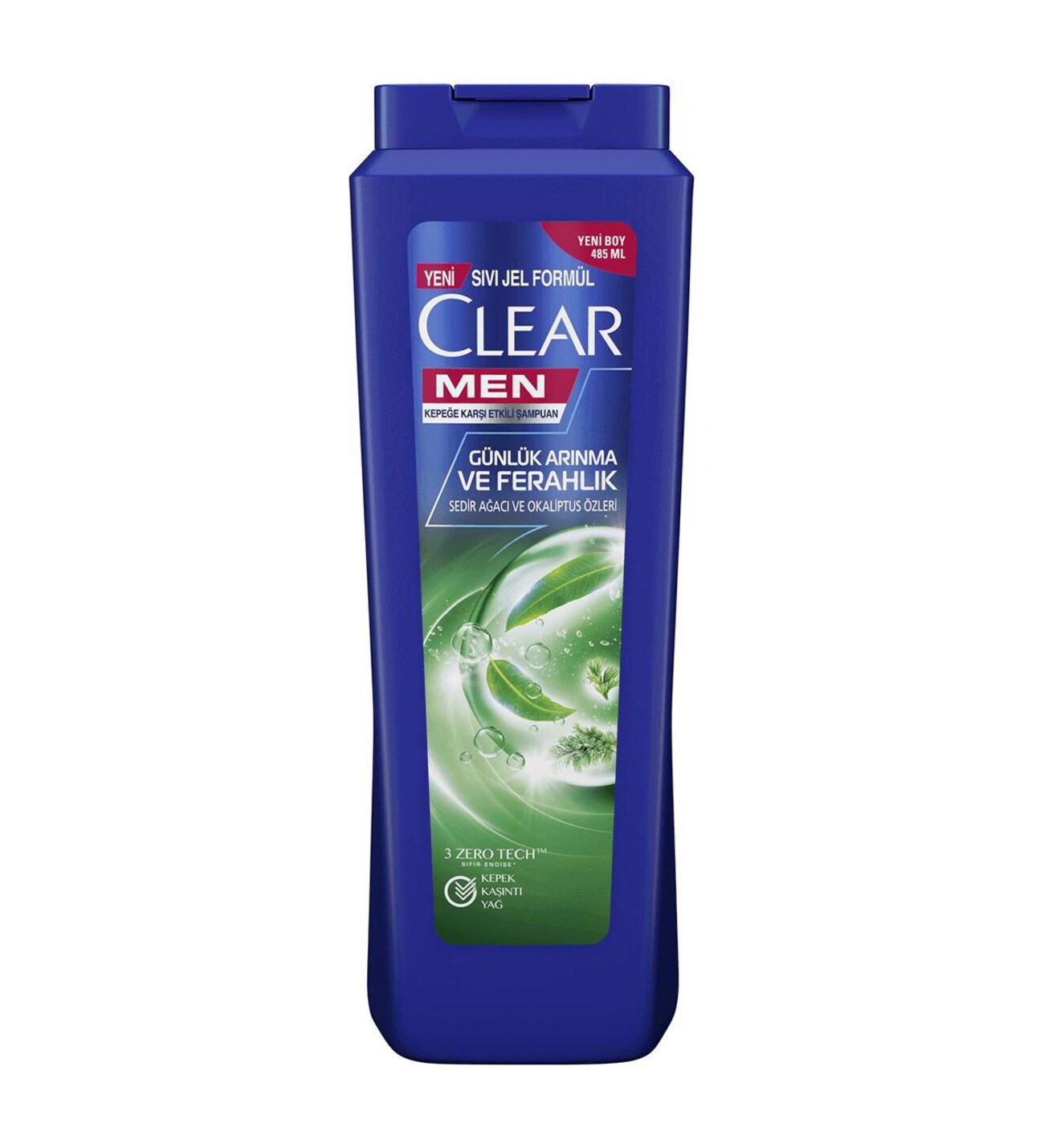 Clear Men Daily Purification and Spaciousness Shampoo (485ML)