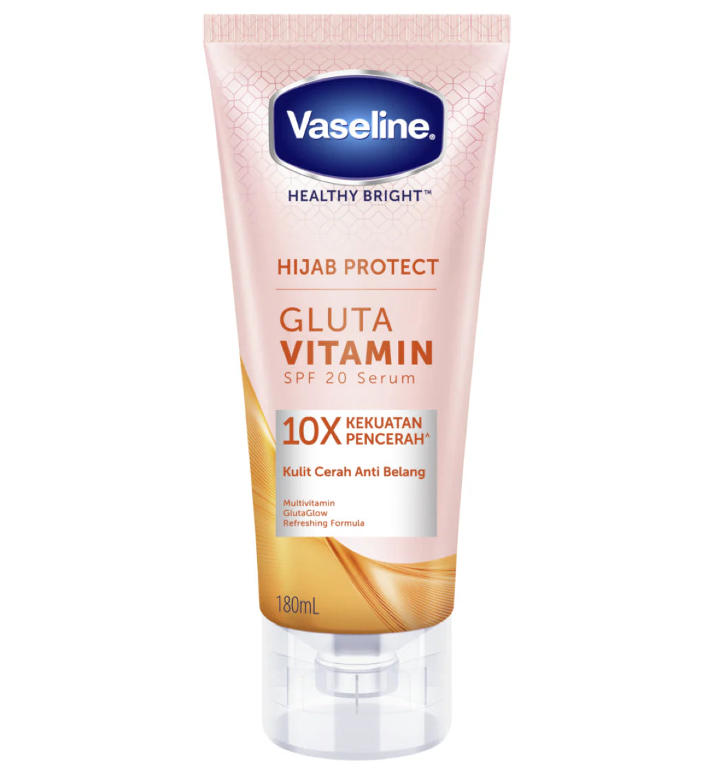 Vaseline Hijab Protect Gluta Vitamin SPF 20 Serum (180ML)