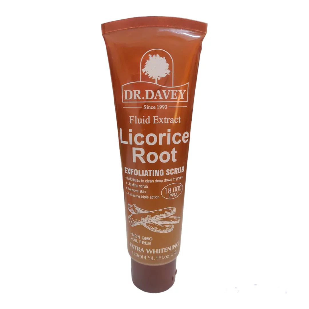 Dr.Davey Licorice Root Exfoliating Scrub 18,000 PPM (120ML)