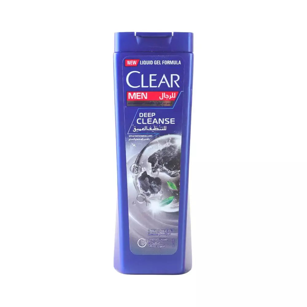 Clear Men Deep Cleanse With Activated Charcoal Mint Shampoo (200ML)