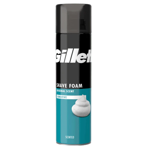 Gillette Shave Foam Original Scent Sensitive (200ML)