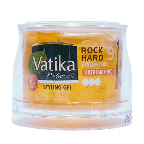 Vatika Nautrals Rock Hard 9 Exterme Hold Styling Gel (250ML)