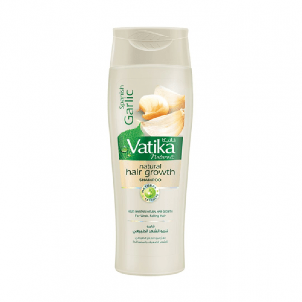 Vatika Spanish Garlic Natural Hair Growth Shampoo (400ML)