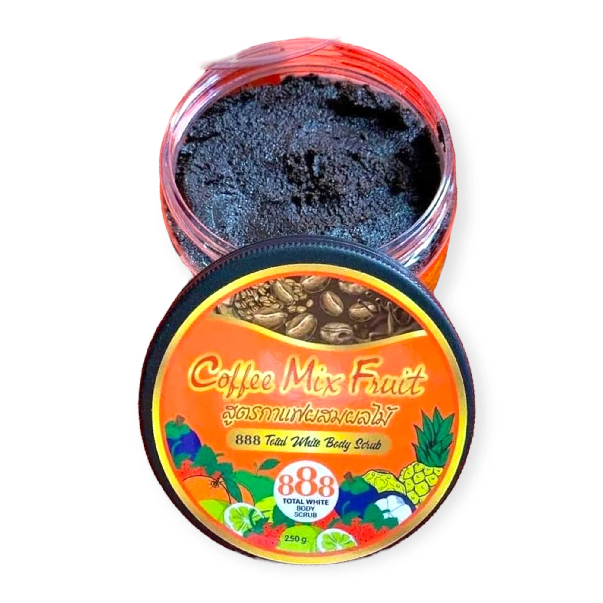 Coffee Mix Fruit 888 Total White Body Scrub (250gr)