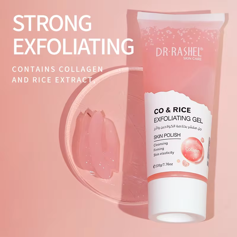 Dr.Rashel Co & Rice Exfoliating Gel Cleansing Firming Skin Elasticity (220gr)